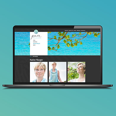 pure Website Nadine Wangler