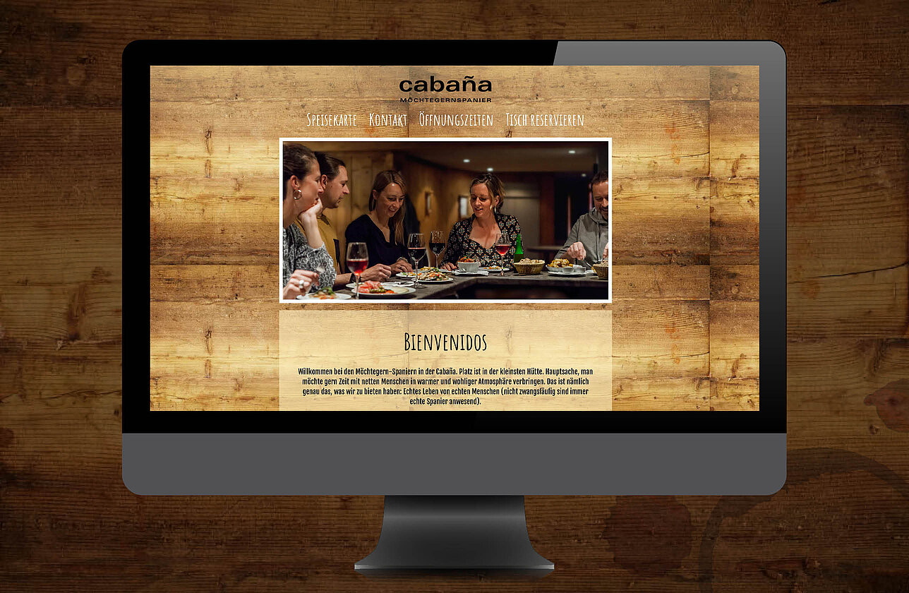 Cabaña Möchtegernspanier Startseite