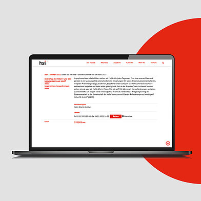 HSI Website Laptop-Ansicht