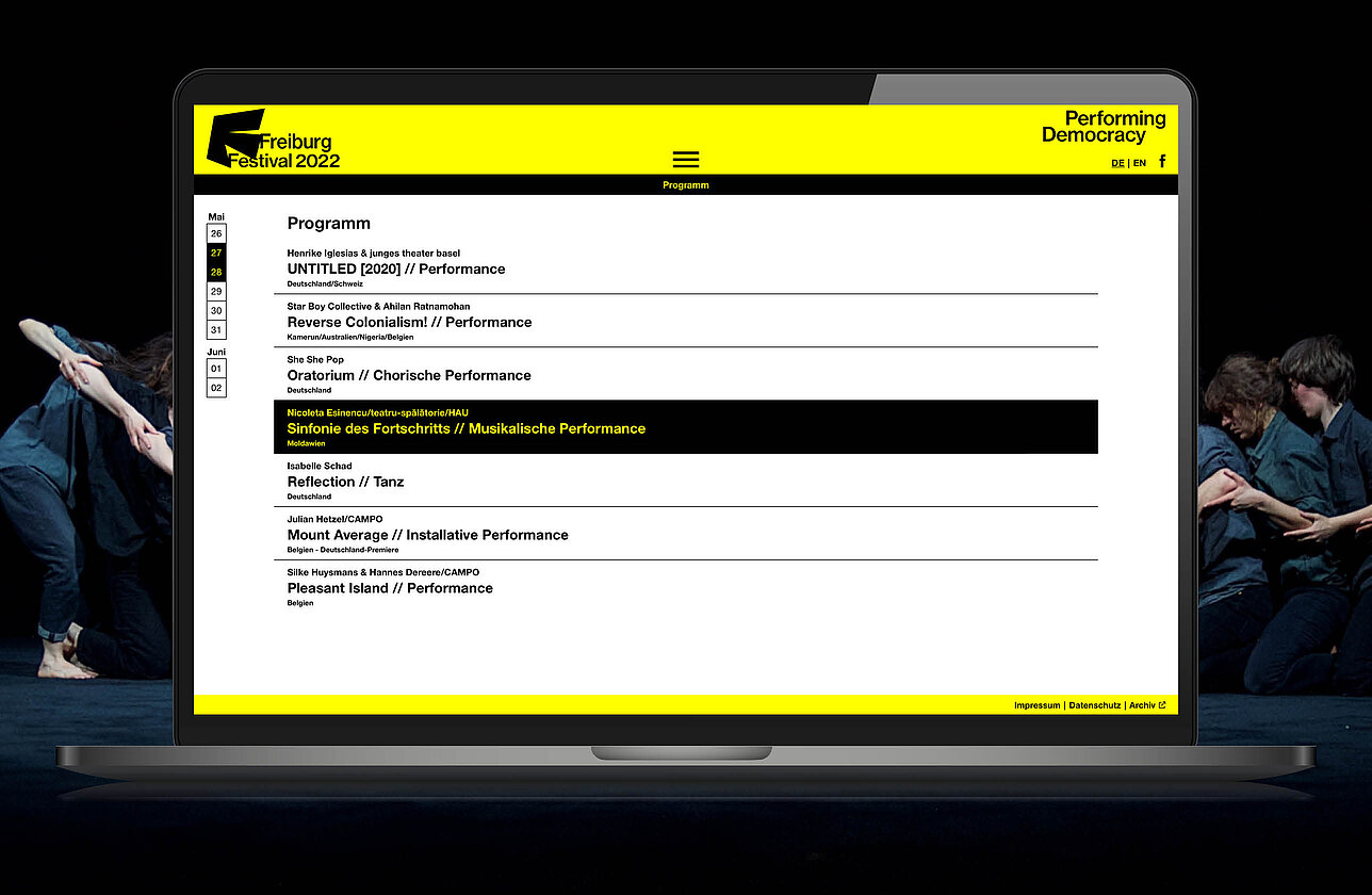 Freiburg Festival 2022 Programm