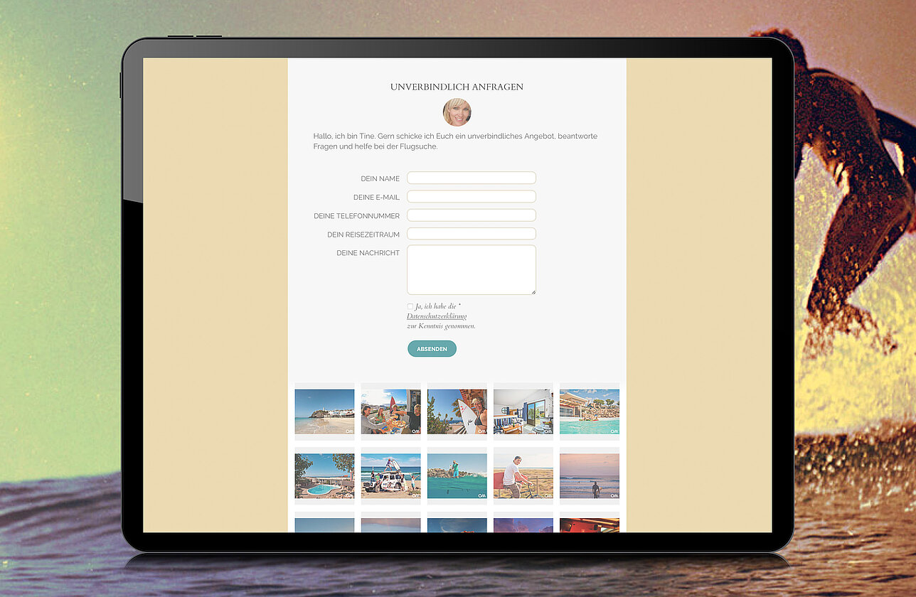Otro Modo Website Anfrage