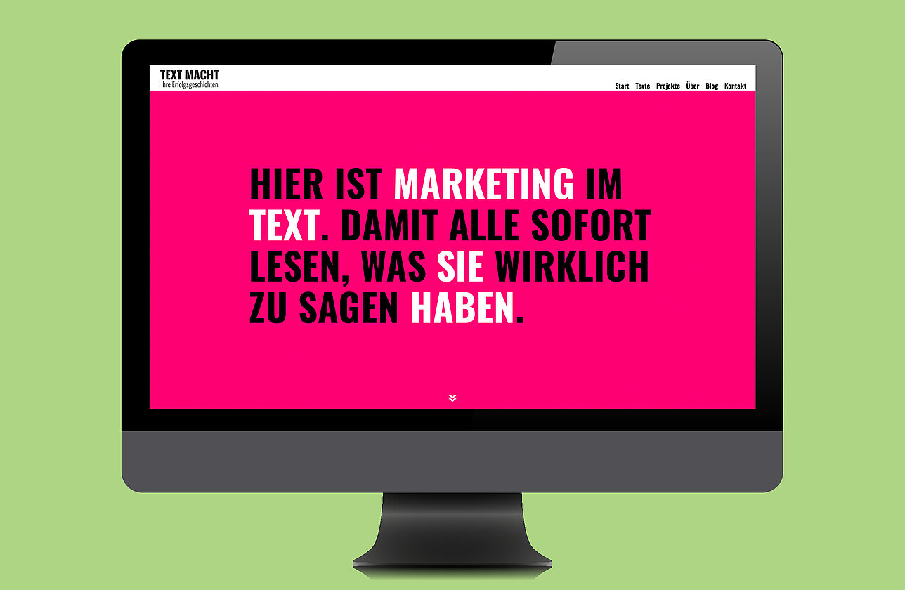 Text Macht Startseite