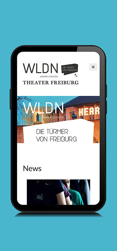 Die Türmer von Freiburg Website Smartphone-Ansicht