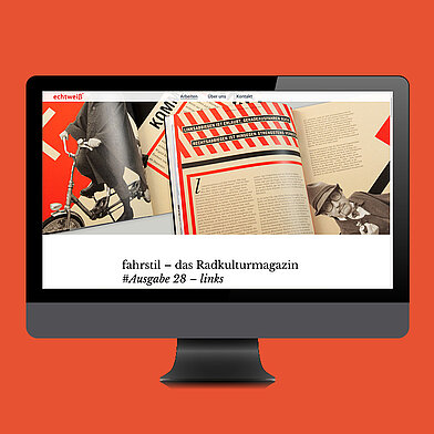 echtweiß Website  Desktop-Ansicht