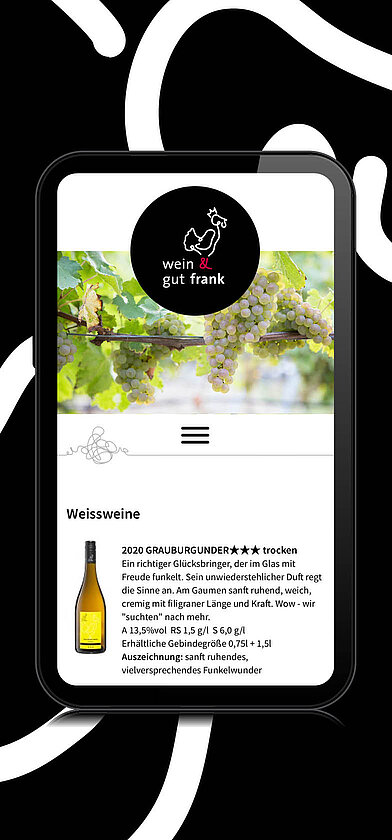 Weingut Frank Smartphone